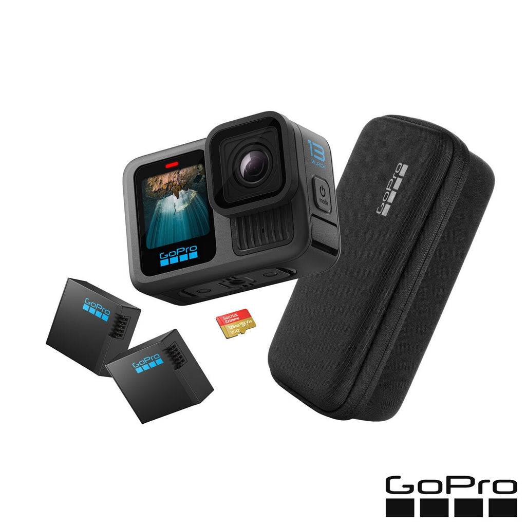 GoPro HERO13 Black Action Camera Bundle 5.3K Video 27MP Waterproof WiFi Sports