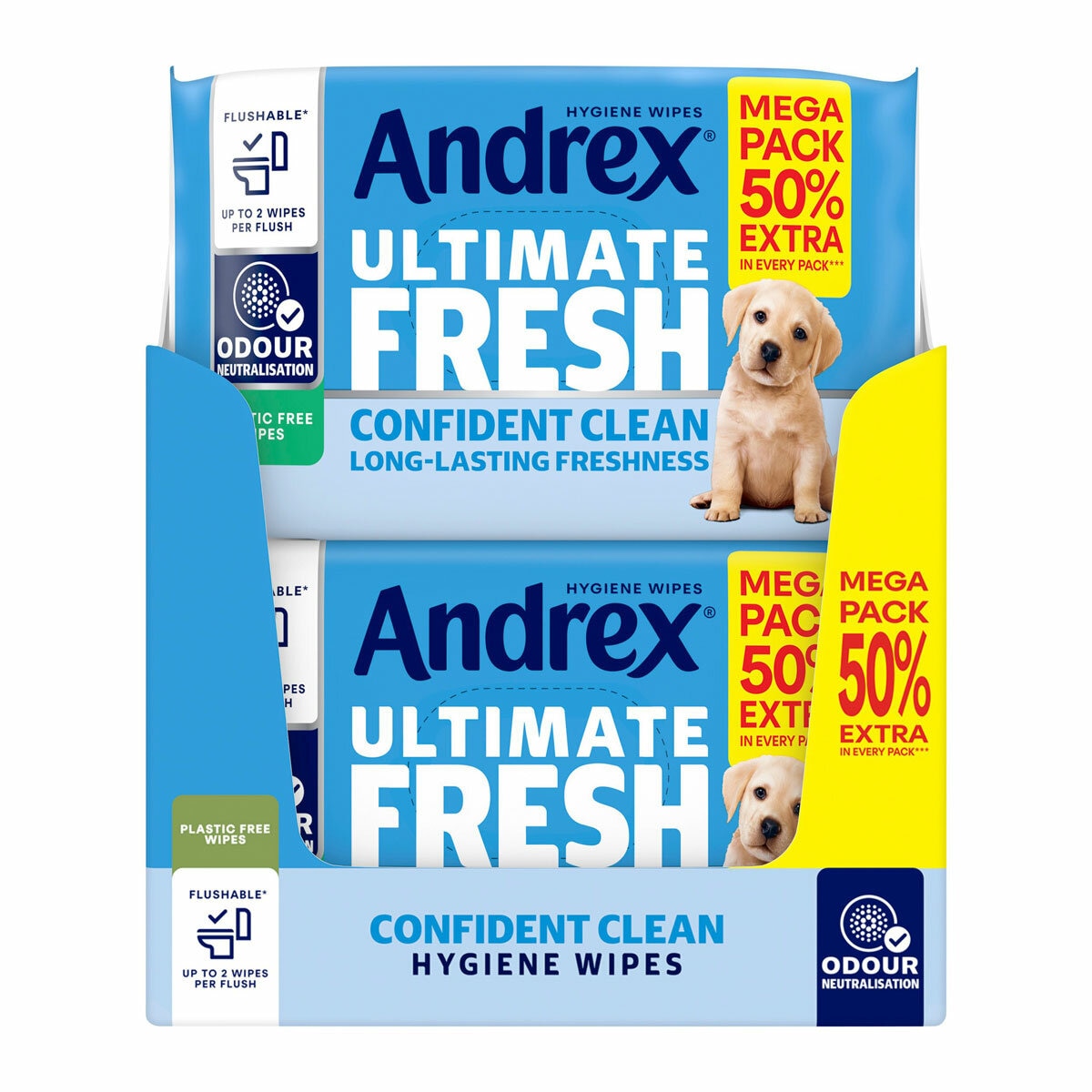 Andrex Ultimate Fresh Washlets Flushable Moist Toilet Wipes 10 x 56 Pack