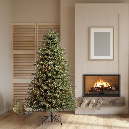 Aspen 6.5ft Pre-Lit Artificial Christmas Tree 1500 Colour Changing Micro LED"