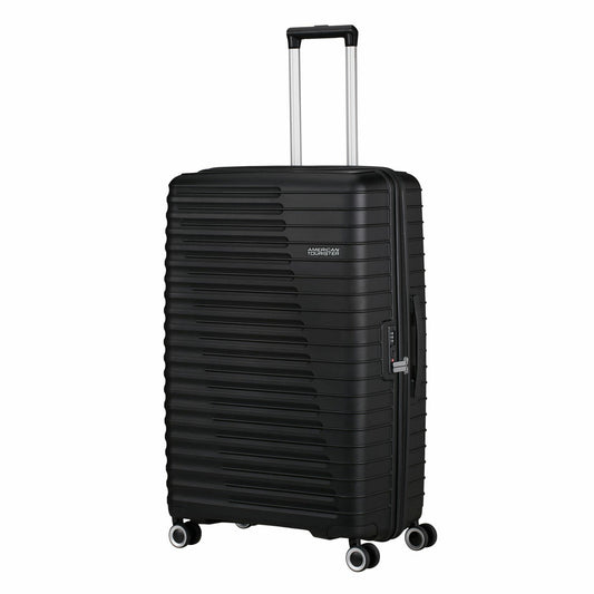 American Tourister Jet Driver 75cm Large Hardside Spinner Suitcase Luggage Black