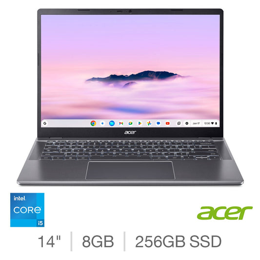 Acer Chromebook Plus 514 Intel Core i5 8GB RAM 256GB SSD 14in Laptop Grey