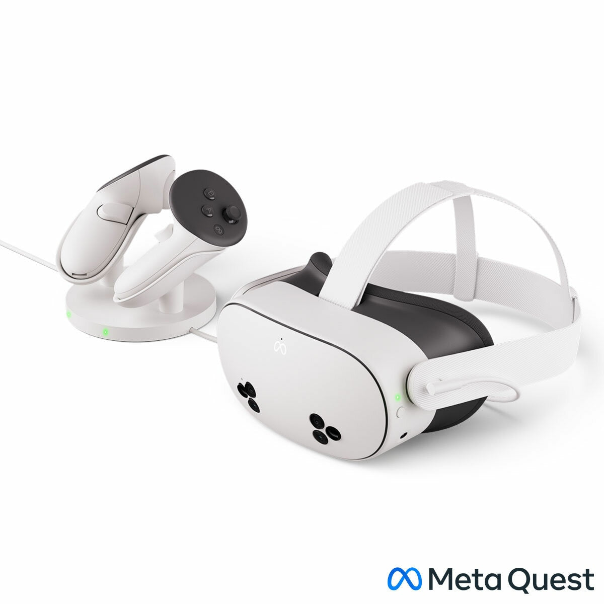 Meta Quest 3S 256GB VR Headset All-in-One Virtual Reality Gaming White Bundle