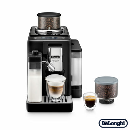 De'Longhi Rivelia Bean to Cup Coffee Machine EXAM440.55.B Black 19 Bar 1.4L