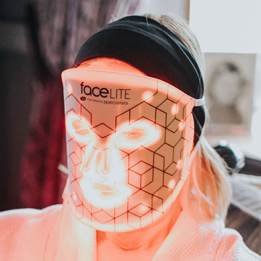Rio Facelite LED Face Mask Beauty Boosting Light Therapy Skin Care L18 P36