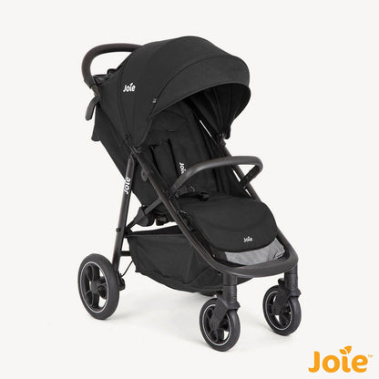 Joie Litetrax Pro 3-in-1 Compact Stroller Pushchair Black Flat Recline Buggy