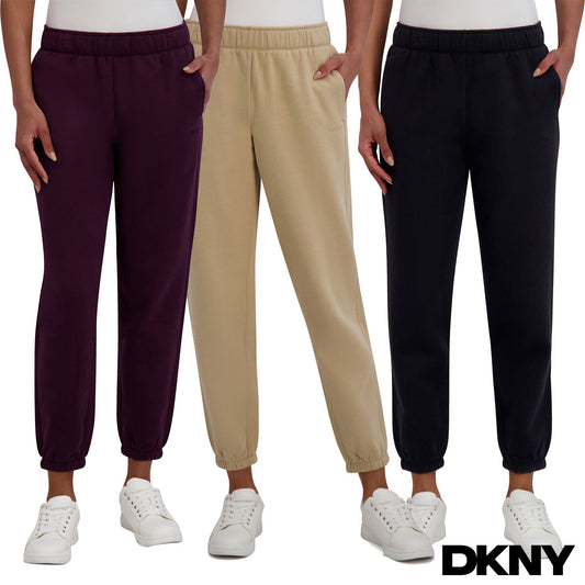 DKNY Sport Women's Fleece Jogger Bottoms Sweatpants Various Colours Multi