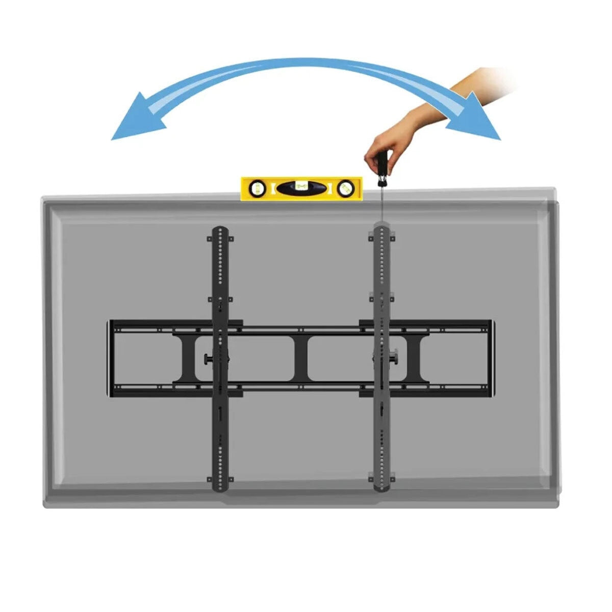 Sanus VXT7-B2 XL Tilting TV Wall Mount Bracket 65-140 Inch VESA Black 136kg