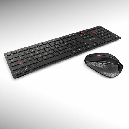 Cherry DW 9500 Slim Wireless Keyboard Mouse Combo Bluetooth USB-C Rechargeable