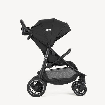 Joie Litetrax Pro 3-in-1 Compact Stroller Pushchair Black Flat Recline Buggy