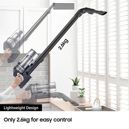Samsung Jet 75E Stick Vacuum Cleaner Hoover 200W 60Min HEPA Black 0.8L