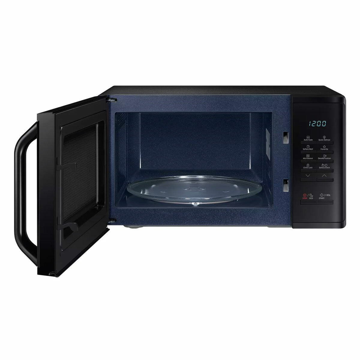 Samsung Solo Microwave MS23K3513AK 23L 800W Black 6 Power Levels Turntable