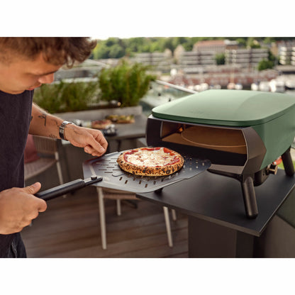 Witt Piccolo Rotante Gas Pizza Oven 13" Green Bundle 5 Piece 500°C Outdoor