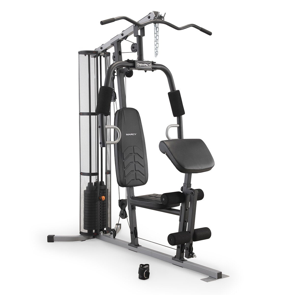 Marcy MWM986 Home Gym System 68kg Steel Weight Stack Pulley Black Silver