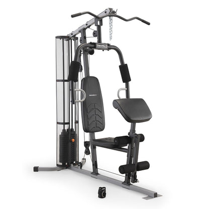 Marcy MWM986 Home Gym System 68kg Steel Weight Stack Pulley Black Silver