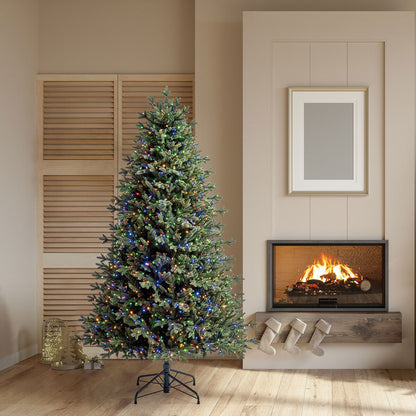 Aspen 6.5ft Pre-Lit Artificial Christmas Tree 1500 Colour Changing Micro LED"
