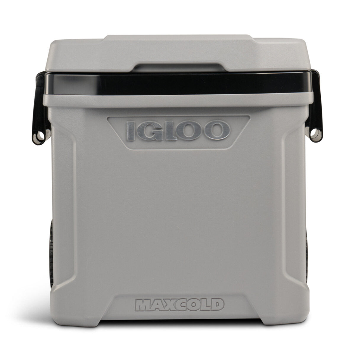 Igloo MaxCold Ultra 62QT Wheeled Roller Cooler Box 5 Day Ice Grey 90 Cans