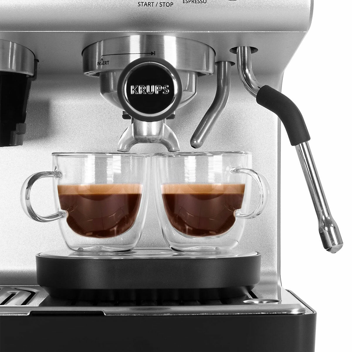 Krups XP801TG0 Espresso Coffee Machine Built-In Grinder 15 Bar 3.5L Black