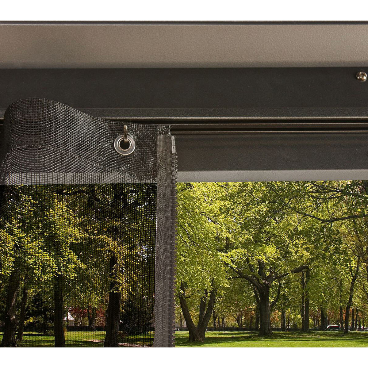 Sojag Moreno 10x16 Gazebo Aluminium Frame Galvanised Steel Roof Dark Grey