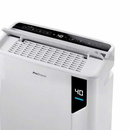 Pro Breeze 20L Dehumidifier PB-D-23-UK Laundry Mode 5.5L Tank White 500W