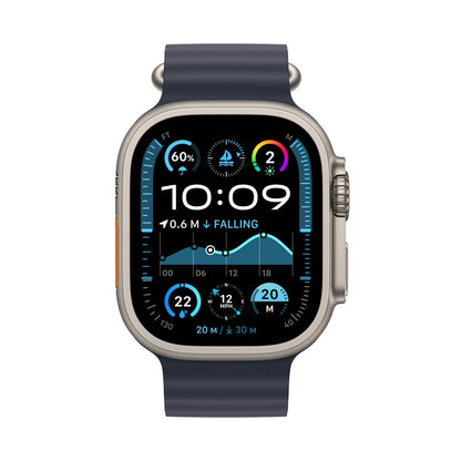Apple Watch Ultra 2 49mm Titanium GPS Cellular Navy Ocean Band MX4D3QA/A