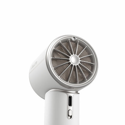 JisuLife Pro1 Mini Handheld Fan 100 Speeds 30Hr Aroma Pod Starry White USB