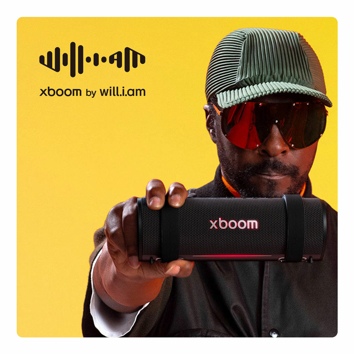 LG XBOOM Grab Portable Bluetooth Speaker will.i.am IP67 Waterproof 20W Black NEW