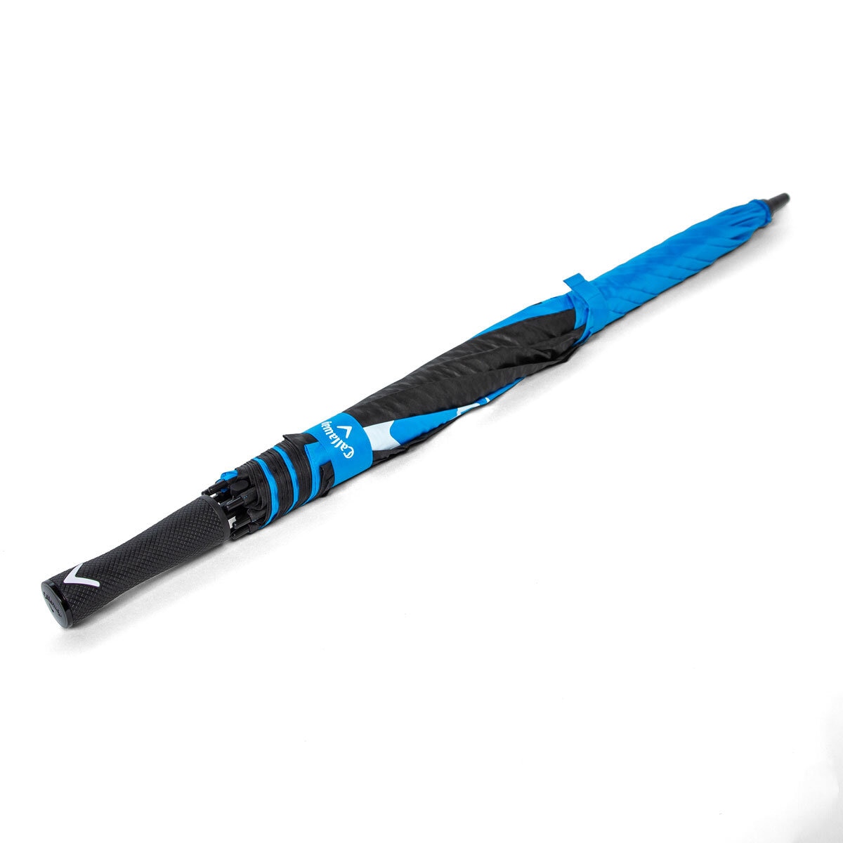 Callaway 62" Vented Golf Umbrella Auto Open UPF50+ Fiberglass Blue White 2 Pack