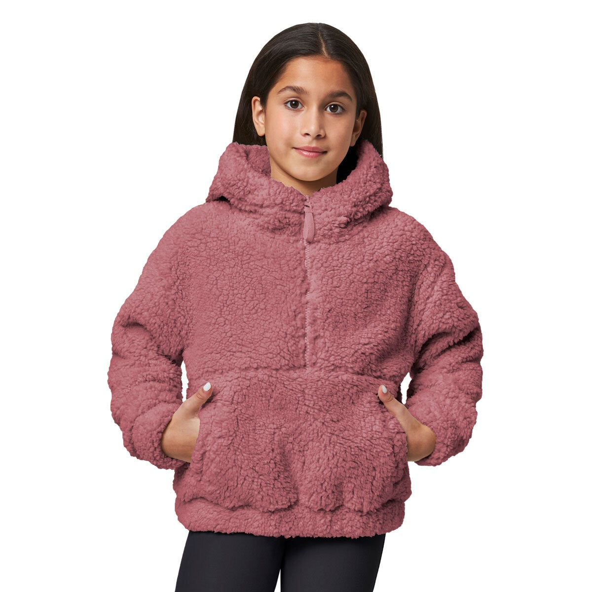 Mondetta Girls Half Zip Pullover Sweatshirt Top Various Colours Multi Sizes