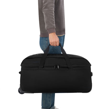Delsey Paris 28" Wheeled Duffel Bag Trolley Water-Resistant Black Travel