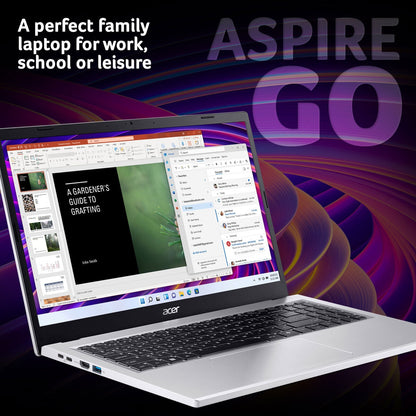 Acer Aspire Go 15.6" Laptop Intel Core i7 16GB RAM 512GB SSD Windows 11 Silver