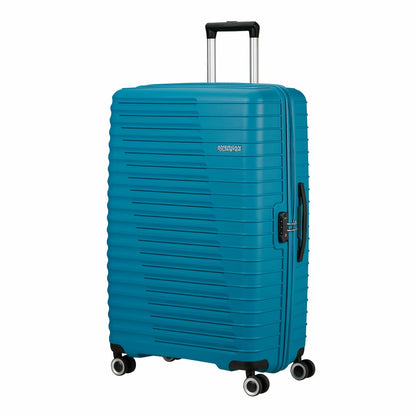 American Tourister Jet Driver 75cm Large Hardside Spinner Suitcase Luggage Black