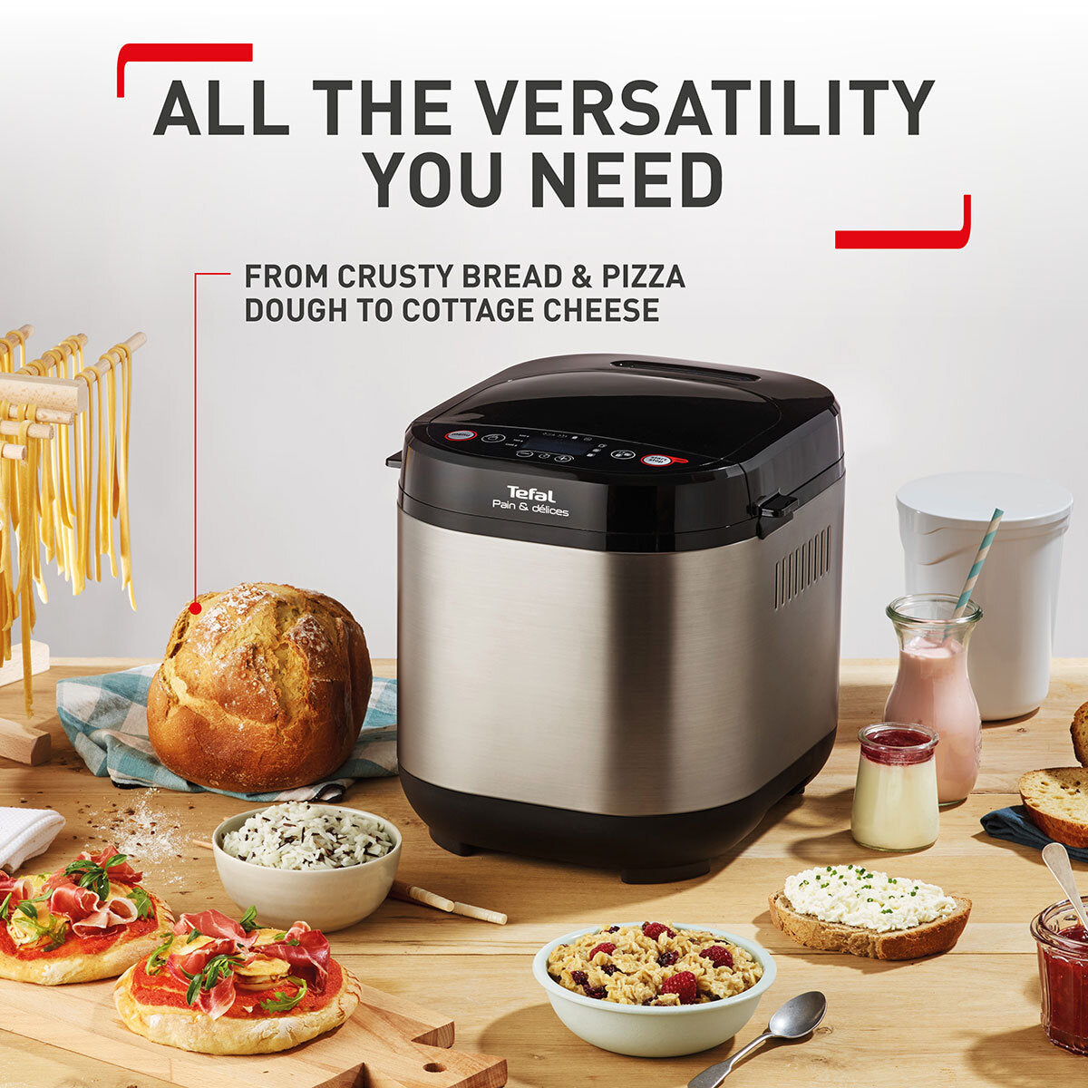 Tefal Pain et Delices Breadmaker PF240E40 20 Programs Rapid Bake gluten free