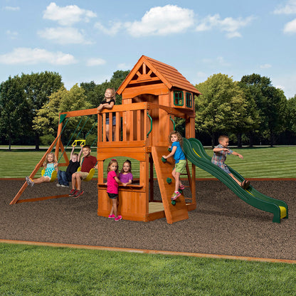 Backyard Discovery Atlantis Swingset Playcentre (3-10 Years), 150 kg, Brown