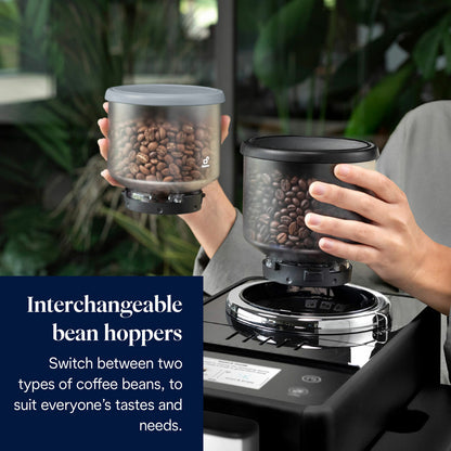 De'Longhi Rivelia Bean to Cup Coffee Machine EXAM440.55.B Black 19 Bar 1.4L