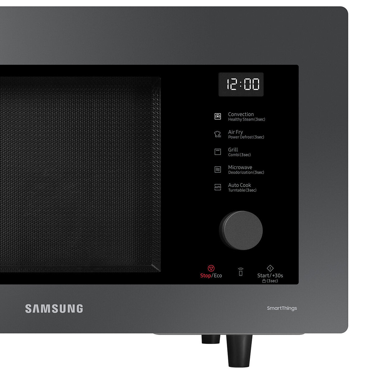 Samsung 32L Smart Microwave Oven Air Fryer Steam MC32DB7746KC 900W Grey Black