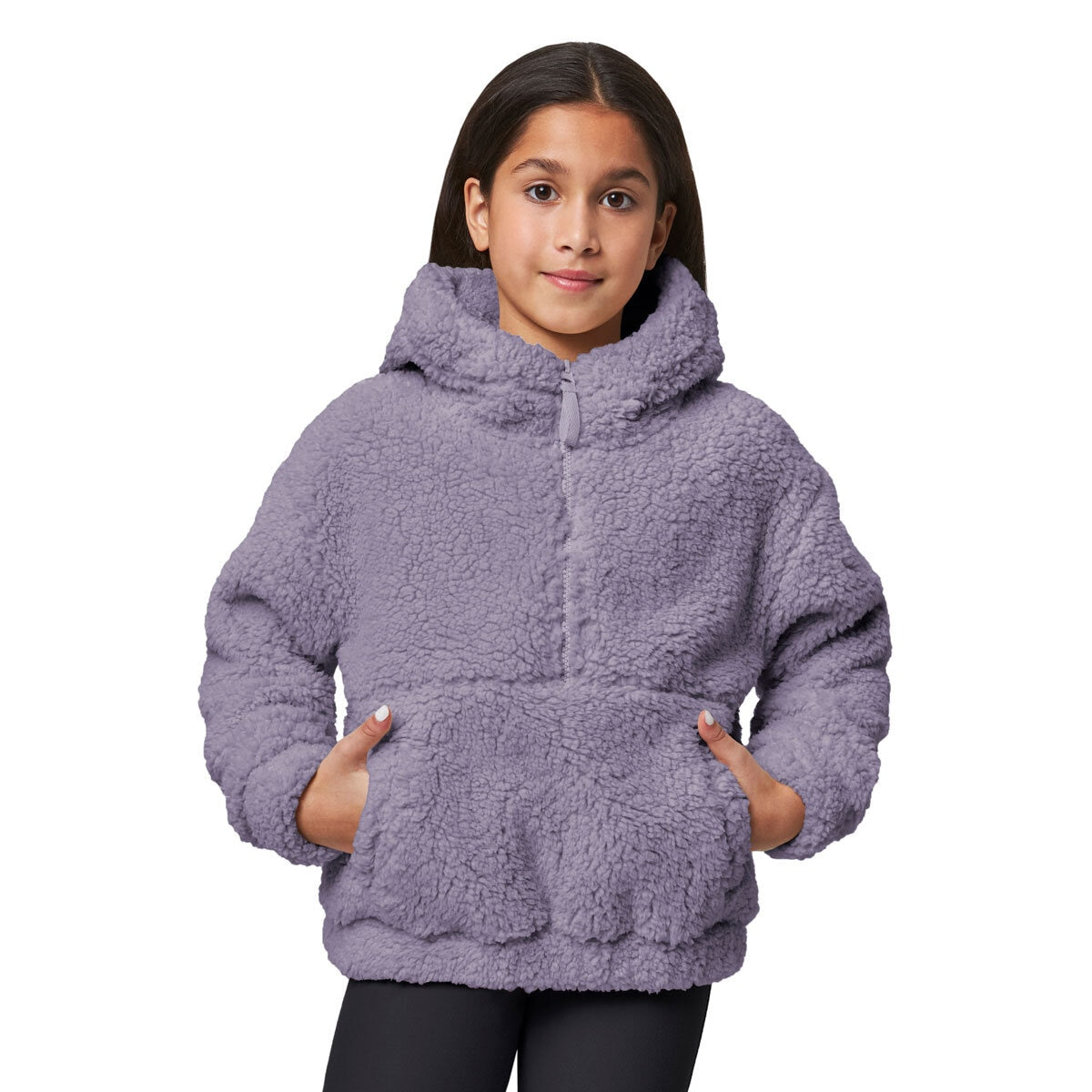 Mondetta Girls Half Zip Pullover Sweatshirt Top Various Colours Multi Sizes