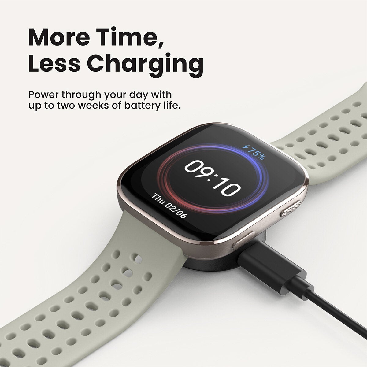 Amazfit Bip 6 Smartwatch 1.97" AMOLED Blush 140 Sport Modes Fitness Watch