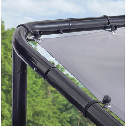 Sojag Del Ray 12x12ft Garden Gazebo Grey Steel UV Water Resistant Canopy