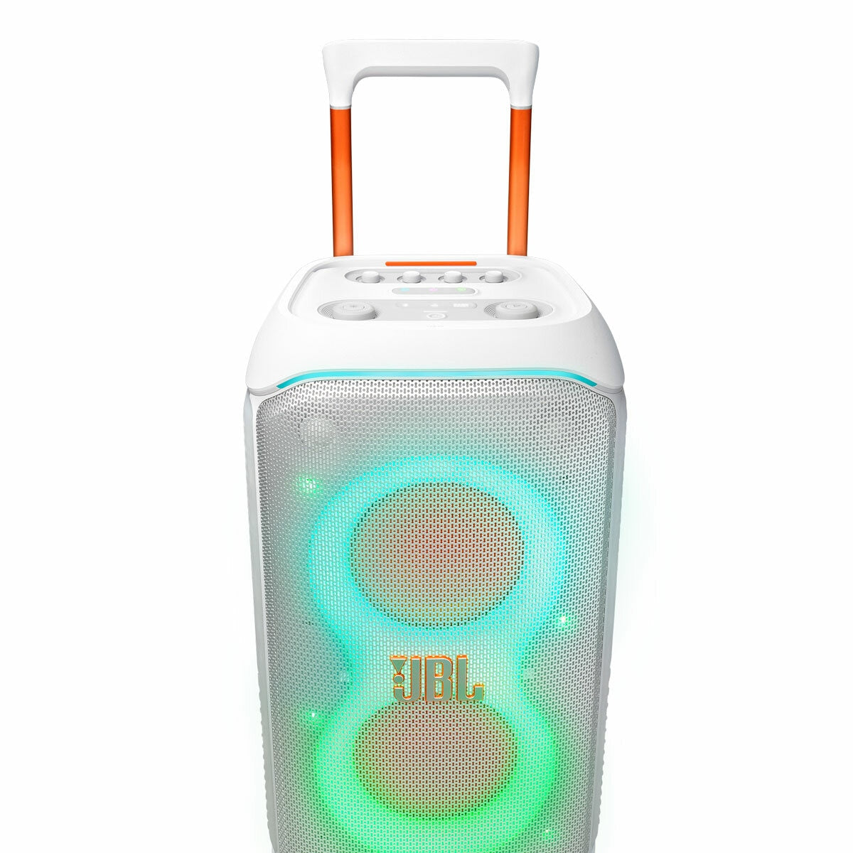 JBL PartyBox Stage 320 Bluetooth Party Speaker 240W 18Hr White IPX4 Portable
