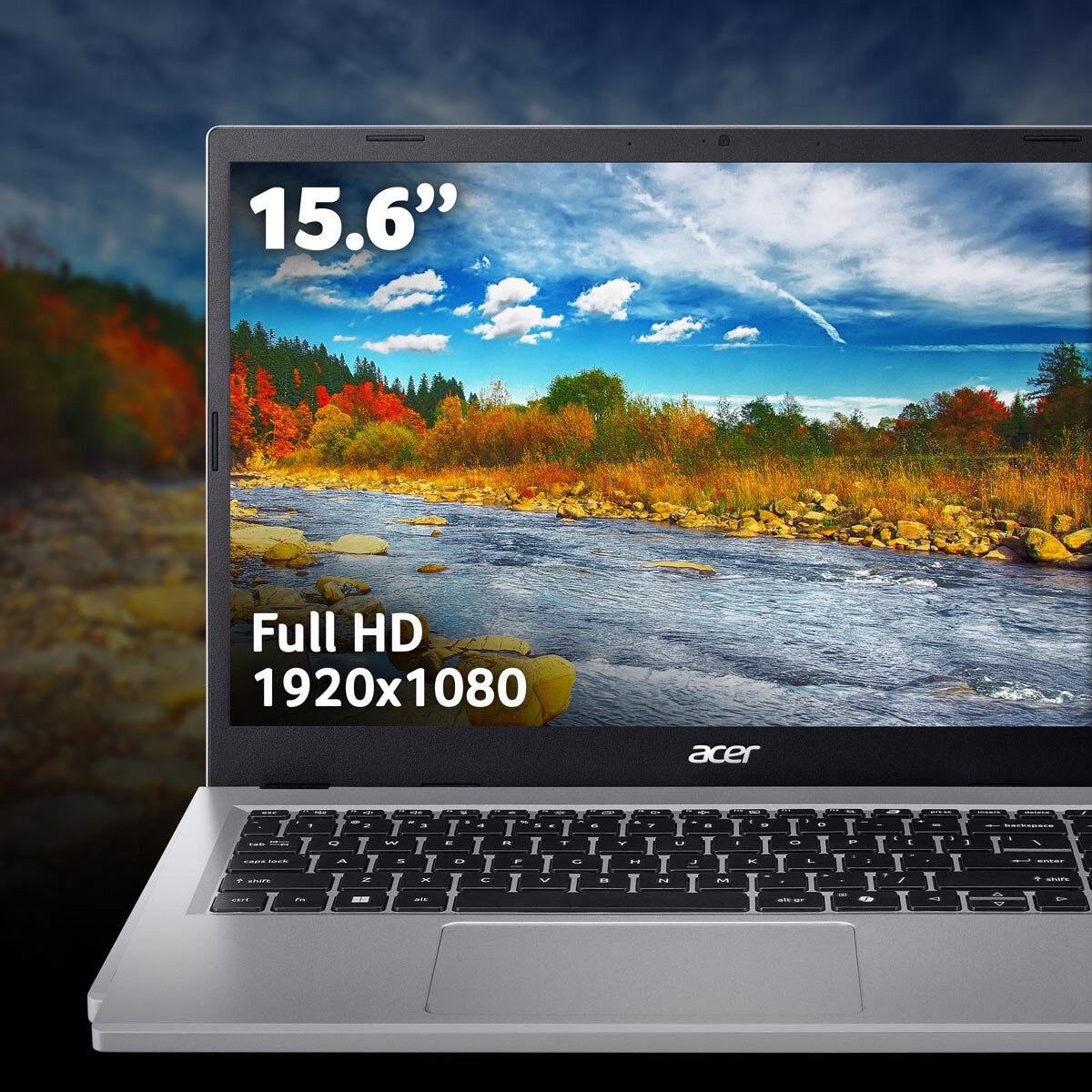Acer Aspire Go 15.6" Laptop Intel Core i7 16GB RAM 512GB SSD Windows 11 Silver