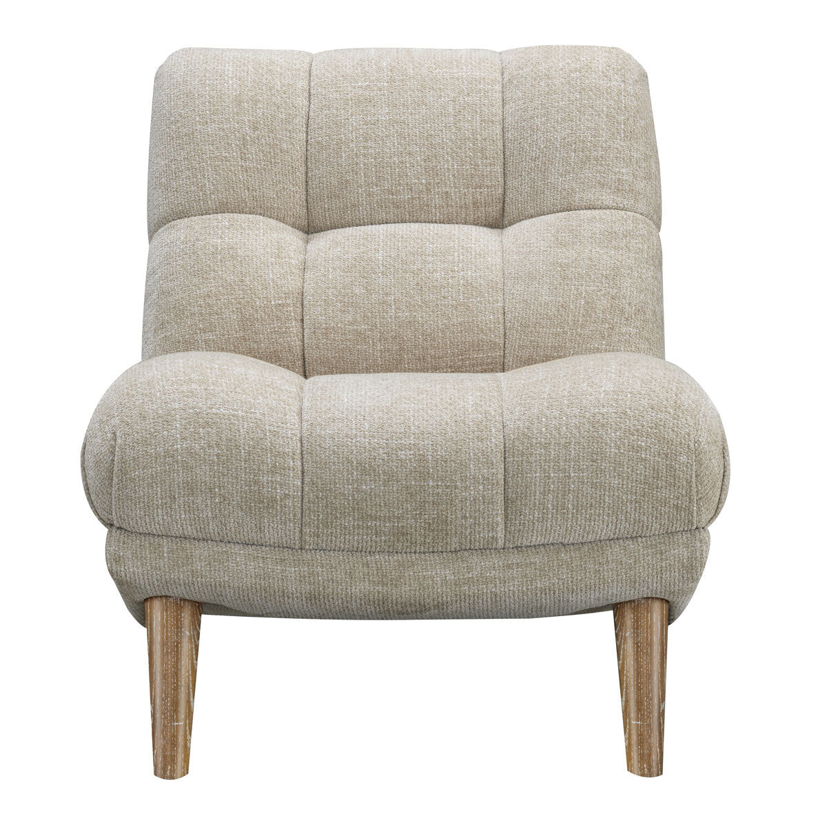 Winslow Beige Fabric Accent Chair Hardwood Legs Living Room Prospera Home