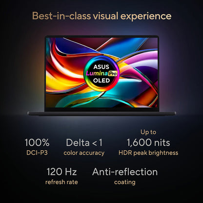 ASUS ProArt H7606WR 16" 4K OLED Laptop Ryzen AI 9 32GB 2TB RTX 5070 Ti Black