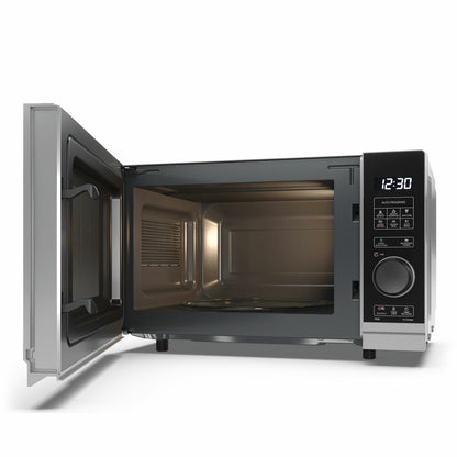 Sharp YC-PS204AU Solo Microwave Oven 700W 20 Litre Digital Silver 10 Power