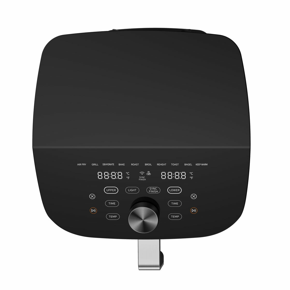 Midea Dual Basket Air Fryer 11L MAF112B0BPKW 1700W 10 Presets LED Black