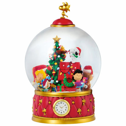 Christmas LED Snow Globe Spinning Glitter Light Up Festive Home Décor 31cm"