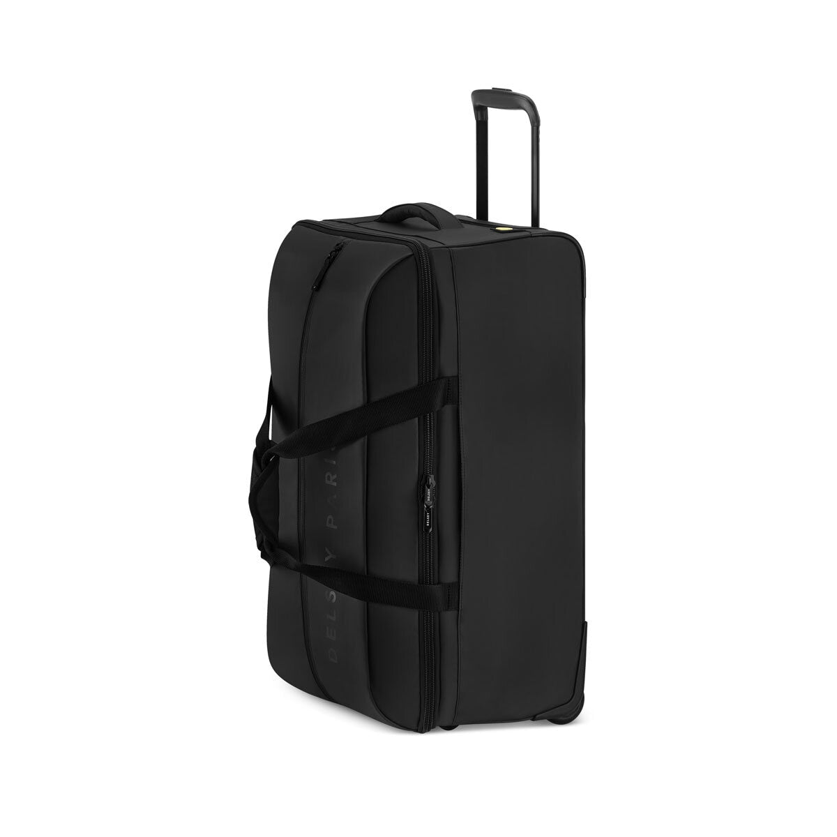 Delsey Paris 28" Wheeled Duffel Bag Trolley Water-Resistant Black Travel