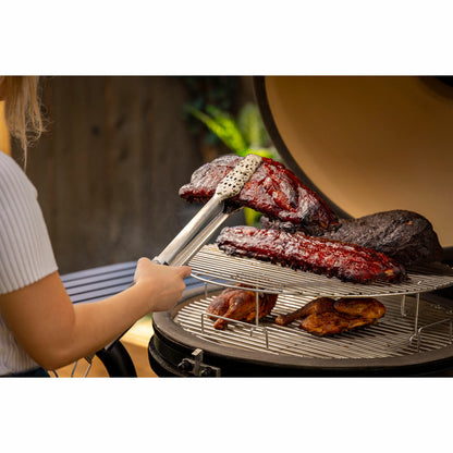 Pit Boss 24" Ceramic Kamado Charcoal BBQ Barbecue Grill 662sq in Cover Black