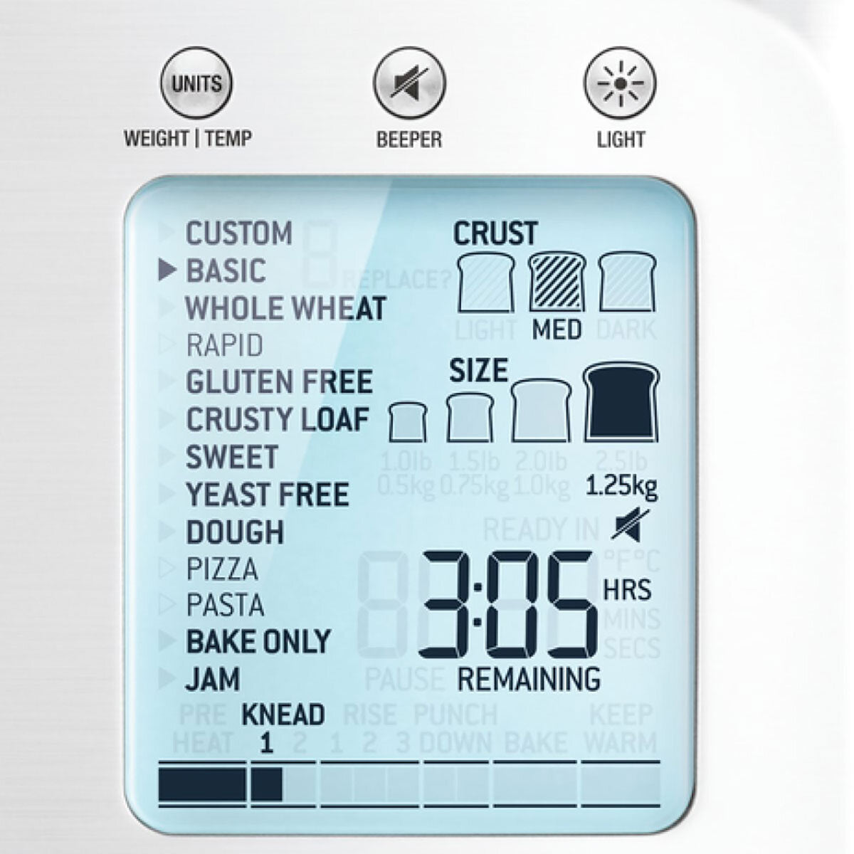 Sage Custom Loaf Pro Breadmaker BBM800BSS Stainless Steel Fruit Nut Dispenser