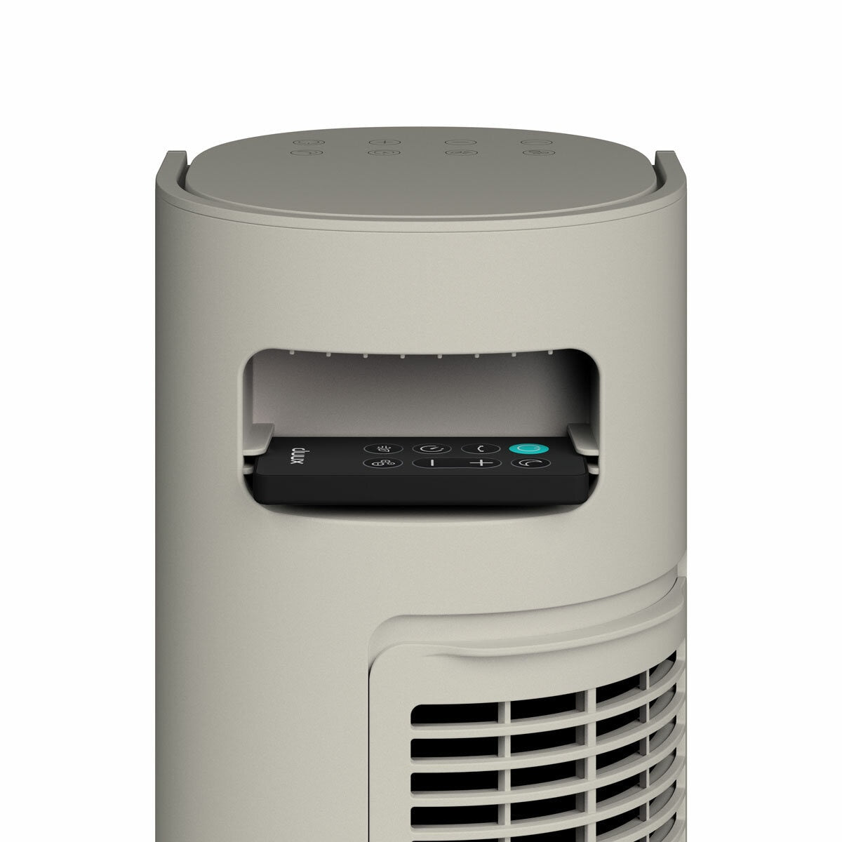 Duux Elevate Tower Fan DXTF01UK Stone 110cm 12 Speed Remote Oscillating