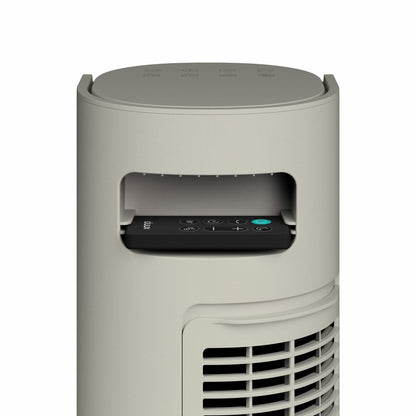 Duux Elevate Tower Fan DXTF01UK Stone 110cm 12 Speed Remote Oscillating